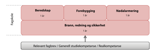 Figur 8.1 Grunnutdanning for heltidspersonell.