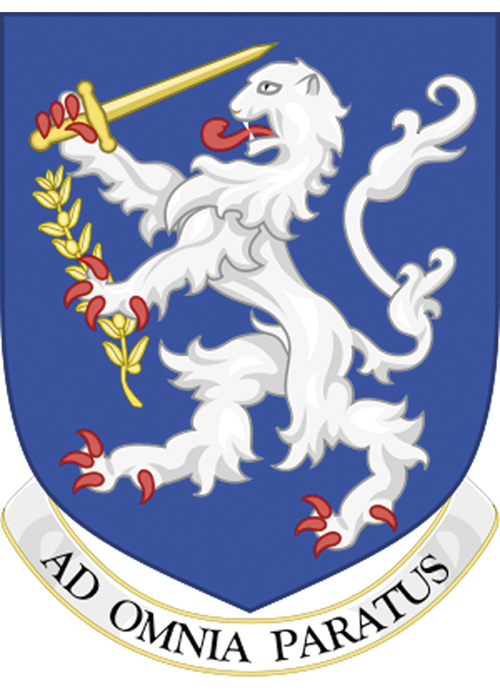 Figur 23.4 Logoen til Nordic Battle Group, som er en EU-innsatsstyrke bestående av soldater fra Sverige, Finland, Estland, Irland og Norge.