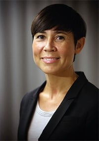 Utenriksminister Ine Eriksen Søreide. Foto: Asgeir Spange Brekke, FD/UD