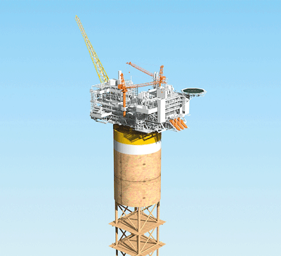 Figur 2.1 Illustrasjon av Aasta Hansteen- innretningen