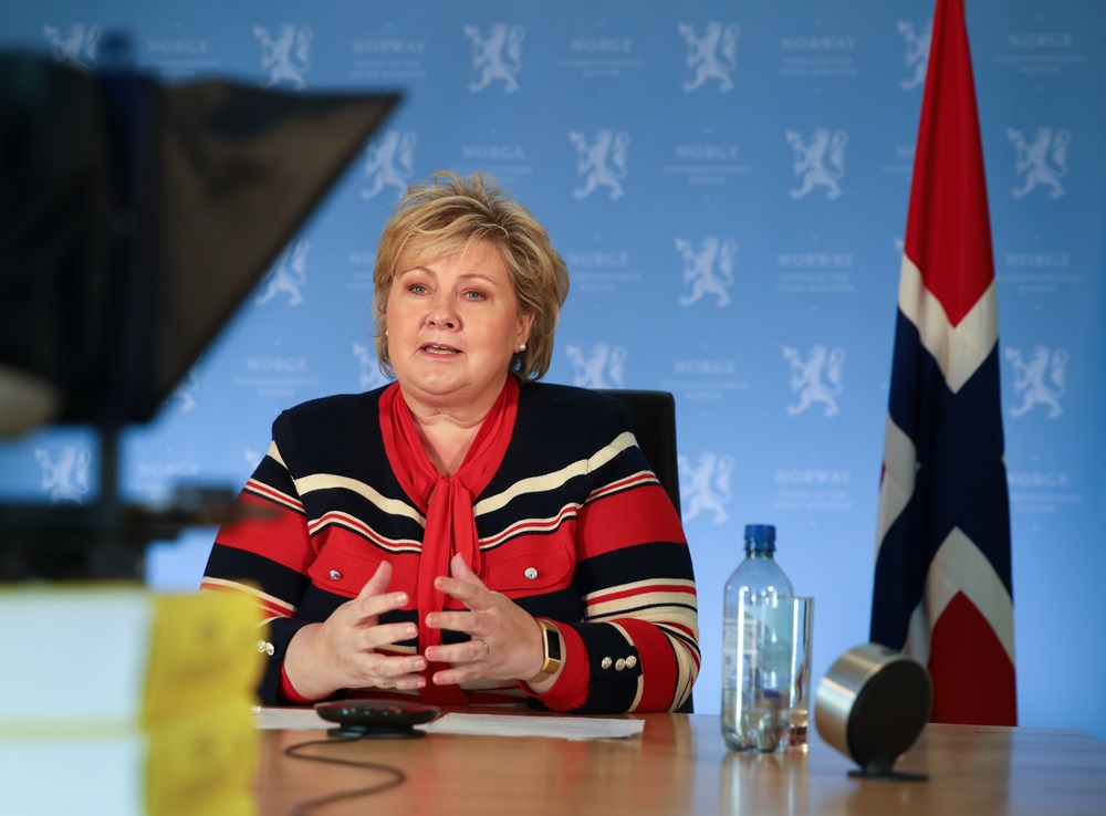 Statsminister Erna Solberg