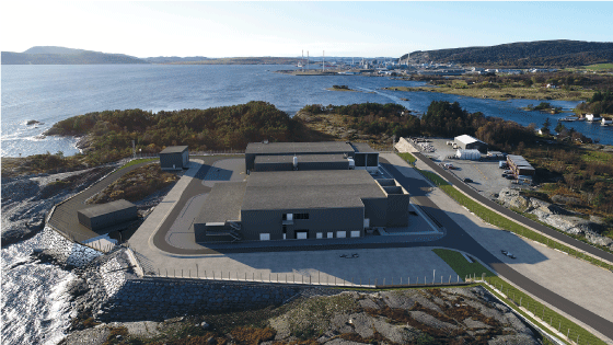 Figur 3.5 Illustrasjon av Haugsneset med omformerstasjonene