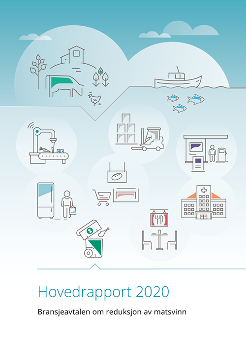 Bransjeavtalen om reduksjon av matsvinn: Hovedrapport 2020.