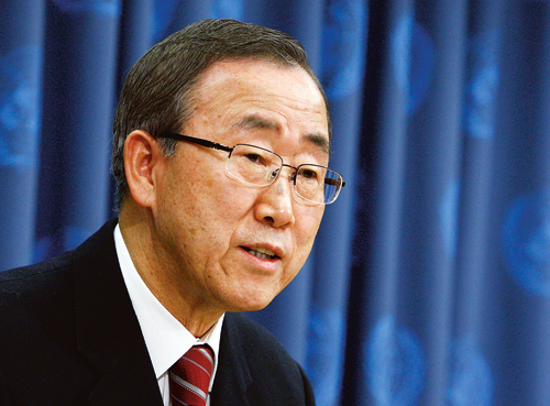 Figure 3.1 UN Secretary-General Ban Ki-moon