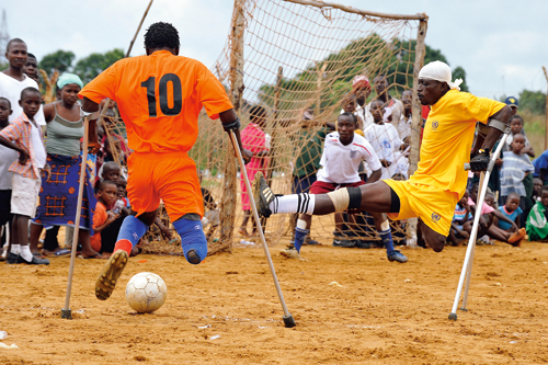 Figure 3.2 The disabled are an important target group for Norwegian development
policy