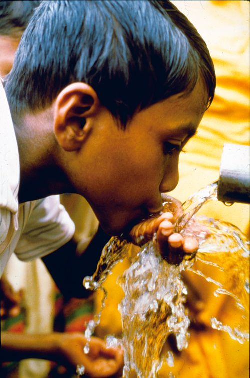 Figure 4.8 Clean water is in short supply in many developing countries