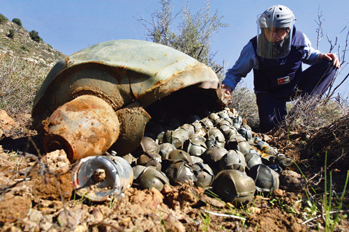 Figure 5.3 Norway has been a key player in the efforts to establish a
convention banning the use, production and sale of cluster munitions.