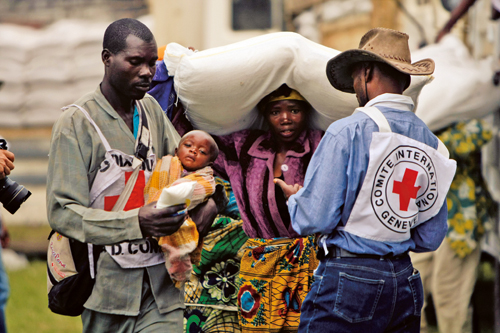 Figure 7.3 NGOs play an important role in crises