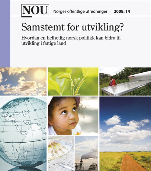 Figur 9.1 NOU 2008:14
Samstemt for utvikling? ble lagt
fram i september 2008.