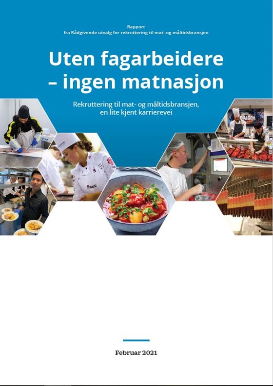 Forside  rapport Uten fagarbeidere -  ingen matnasjon
