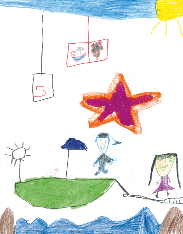 Figur 3.1 Illustrasjon: Hannah 5 år, Ullern barnehage