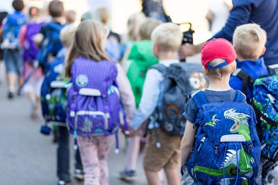 Illustrasjonsbilde av skolebarn