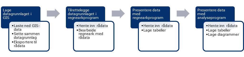 Skisse over prosessen