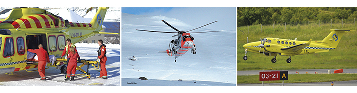 Figur 13.2 Ambulansetjenesten ved Helgelandssykehuset