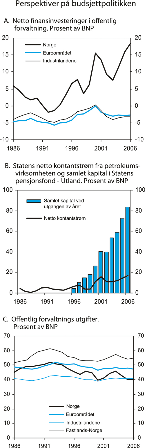 Figur 3.5 Perspektiver på budsjettpolitikken