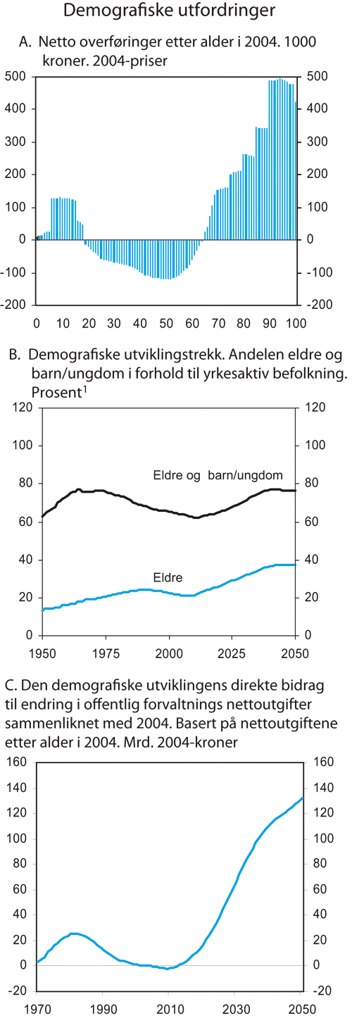 Figur 3.6 Demografiske utfordringer