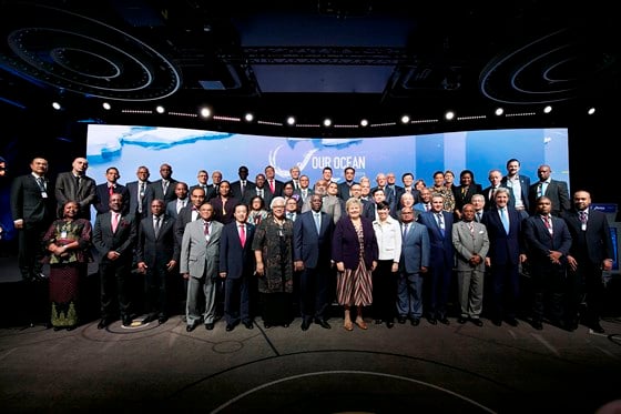 The participants at this year's Our Ocean conference