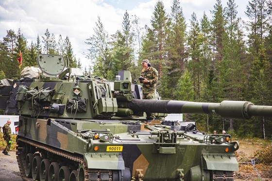 K9 artillery system from South Korea.