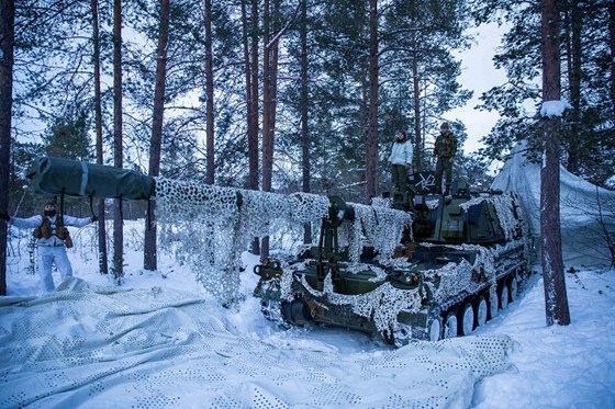 K9 artillery system from South Korea.