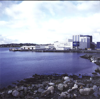 Figur 1.3 En moderne forfabrikk som BioMar på Karmøy konkurerer i det internasjonale markedet.