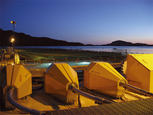 Figur 4.7 Det årlige markedspotensialet for leverandører av utstyr og tjenester til fiskeri og havbruksnæringen er på vel 15 milliarder kroner. Denne formatermaskinen er utviklet av AKVAsmart.
Her fra Centre for Aquaculture Competence AS i Hjelmeland.