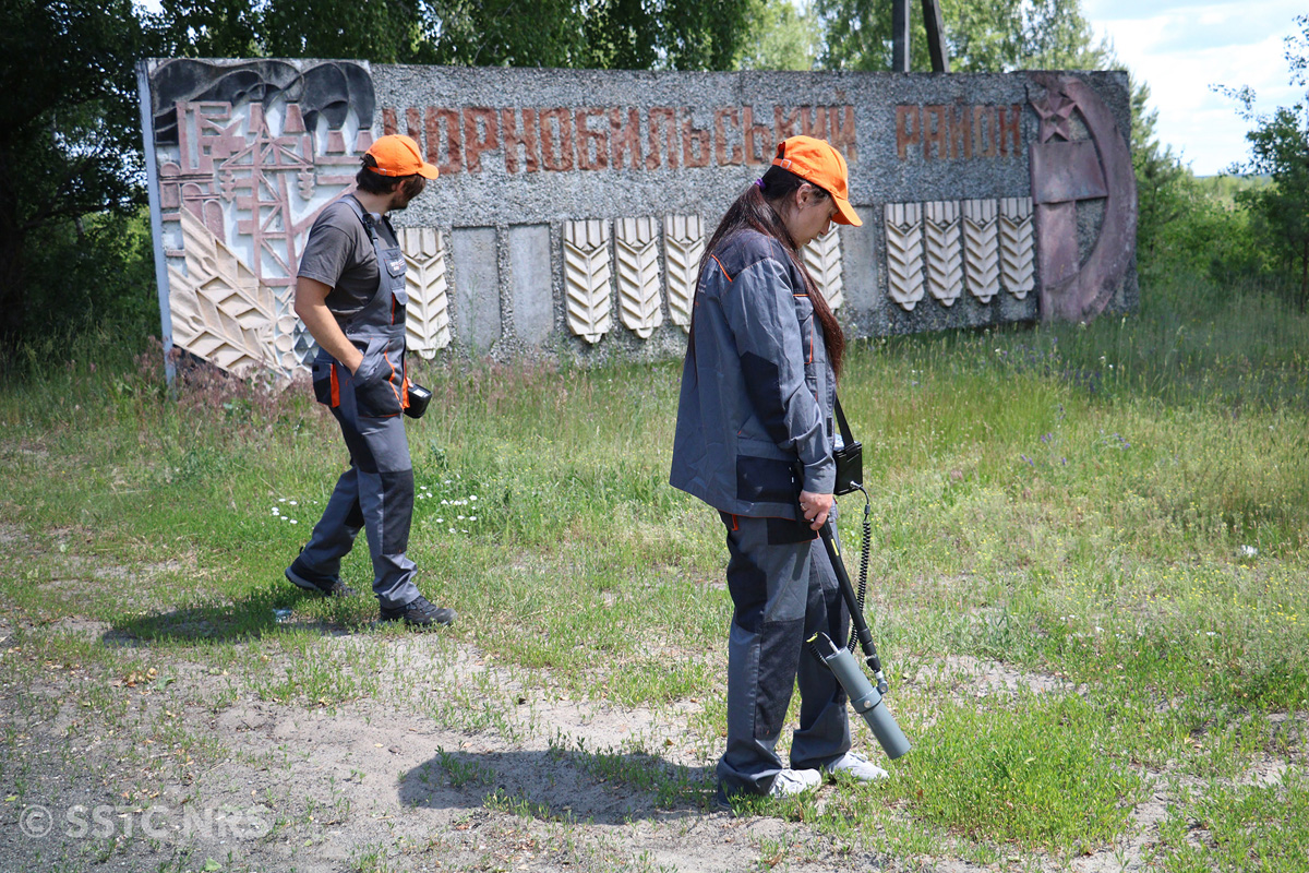 Figur 4.3 Radioaktivitetsmålinger i Tsjornobyl-sonen i 2022.