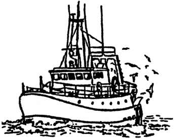 Figur 1.1 Illustrasjon av fiskefartøy