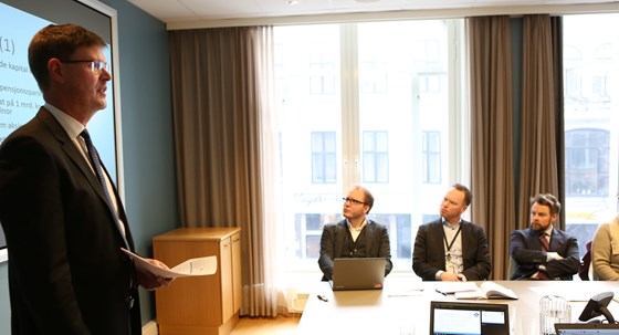 Fra presentasjonen til Kapitaltilgangsutvalget