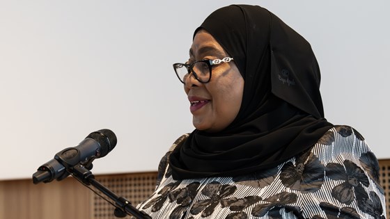 Tanzanias president, Samia Suluhu Hassan