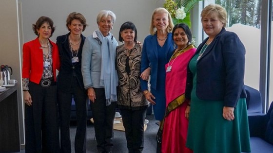 Co-chairs at World Economic Forum in Davos 23 January 2018