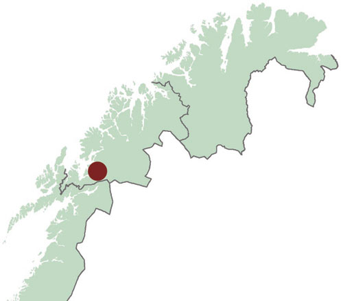 Figur 15.3 Gratangen kommune i Troms