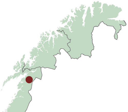 Figur 21.3 Tysfjord kommune i Nordland