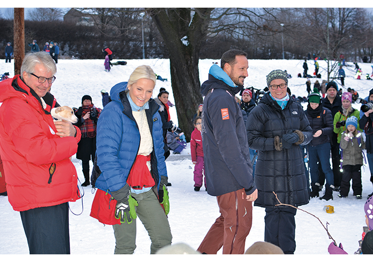 Figur 3.1 Fra åpningen av Friluftslivets år 2015 i Tøyenparken i Oslo.