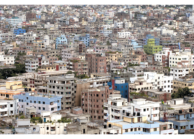 Figur 5.4 Dhaka vokser raskt