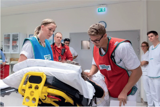 Figur 6.1 Simuleringstrening ved Stavanger universitetssjukehus