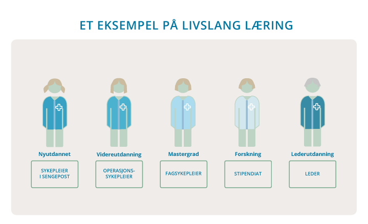Figur 9.7 Et eksempel på livslang læring