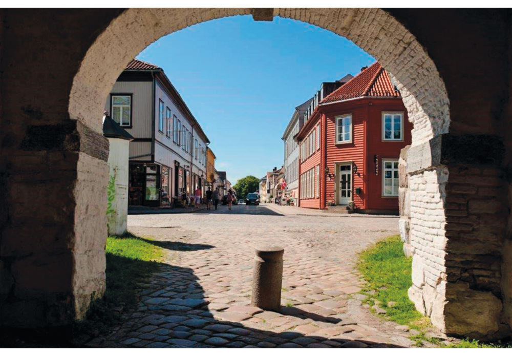 Figur 4.2 Fra gamlebyen i Fredrikstad. 
