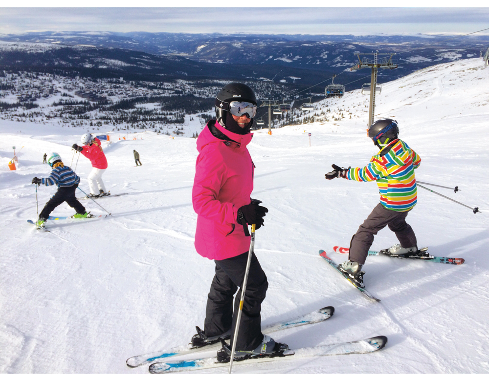 Figur 5.3 På ski, Trysil.