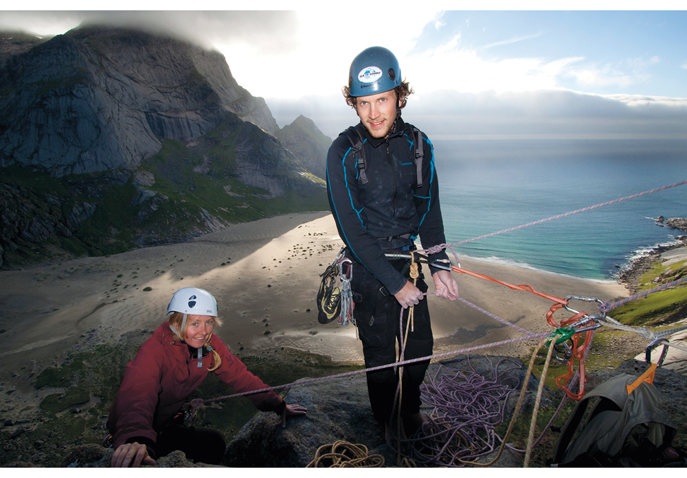 Figur 5.8 Klatring i Lofoten.