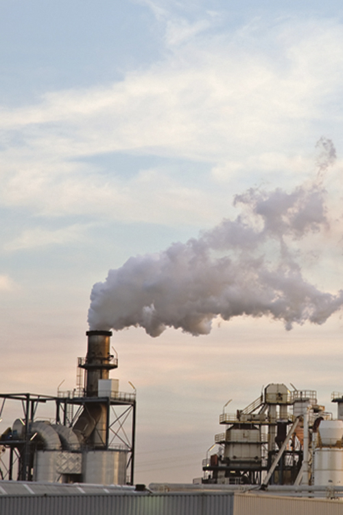 Figure 7.1 Industry contributes to economic growth and harms the environment.