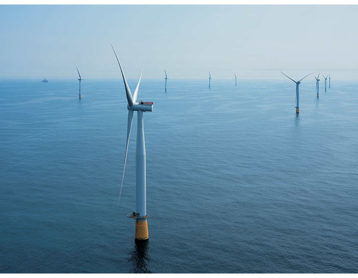 Figur 5.8 Flytende vindturbiner, havvindparken Hywind Tampen