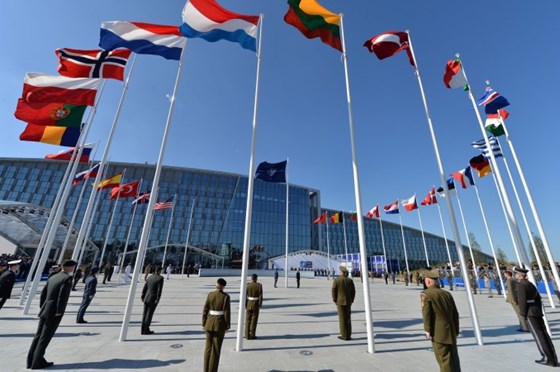 Flaggborg nytt Natohovedkvarter Nytt NATO-hovedkvarter