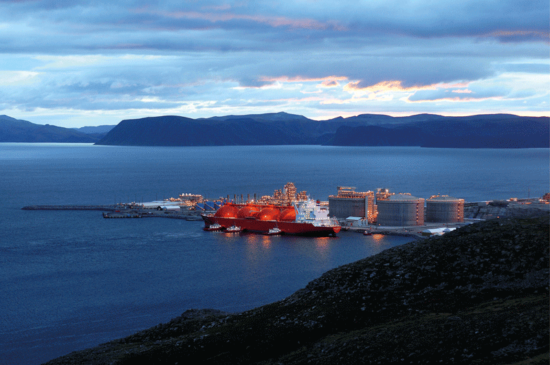 Figure 12.1 The Arctic Princess docks at Melkøya. 