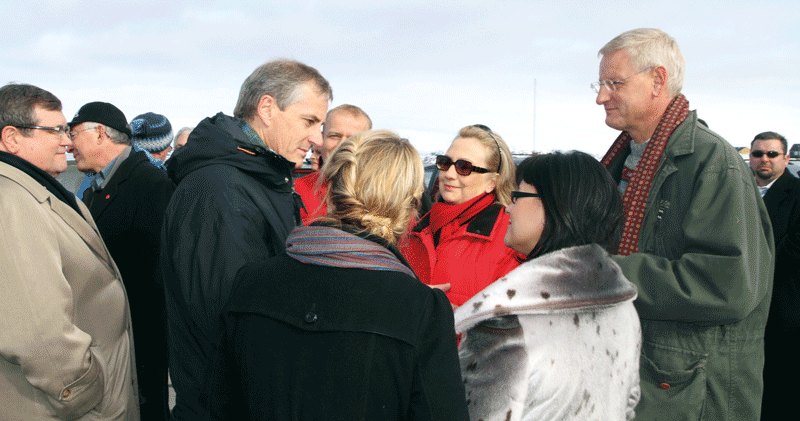 Figur 7.6 Utenriksministermøtet i Nuuk, 12. mai 2011.