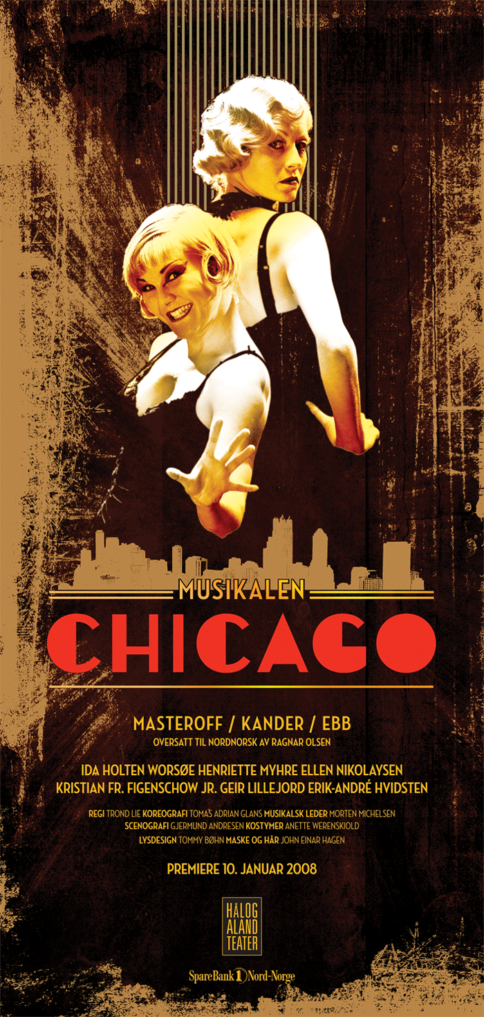 Figur 7.1 Ida Holten Worsøe og Henriette Myhre i «Chicago», Hålogaland Teater