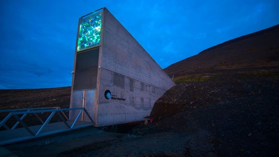 Svalbard Global Seed Vault.