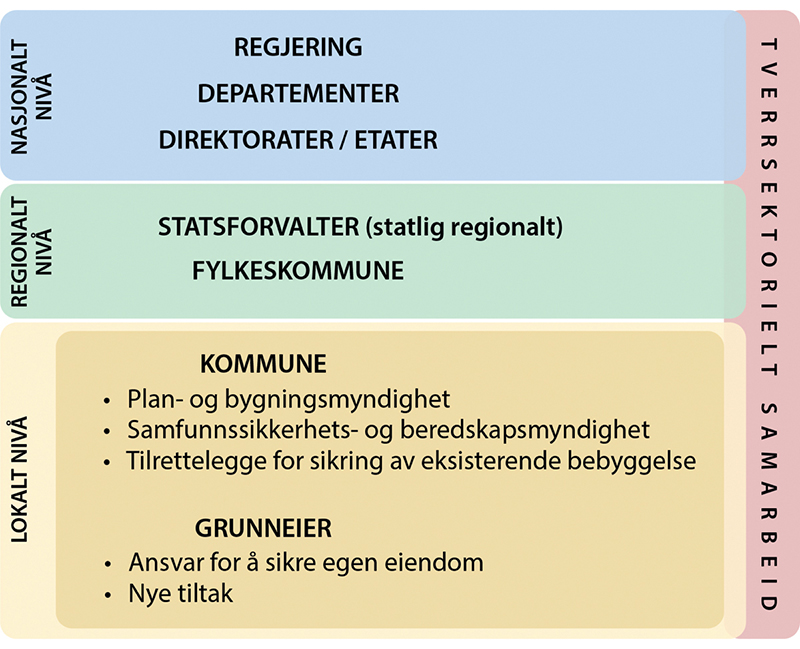 Figur 5.3 Ansvarsdeling på lokalt nivå.