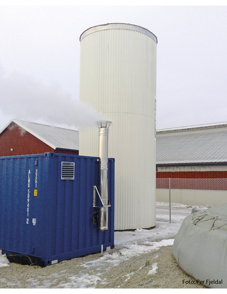 Figur 8.5 Biogassanlegget på Tomb