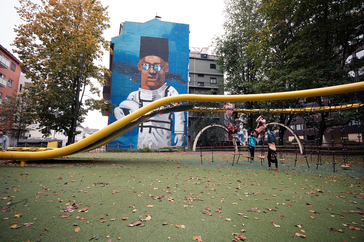Figur 4.12 Sørli leikepark i Oslo. Landskapsarkitekt: Studio Oslo Landskapsarkitekter.
