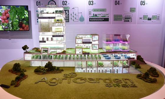 Chinese Academy of Agricultural Sciences har etablert et forskningssenter for urbant landbruk; AgriGarden. Foto: LMD.